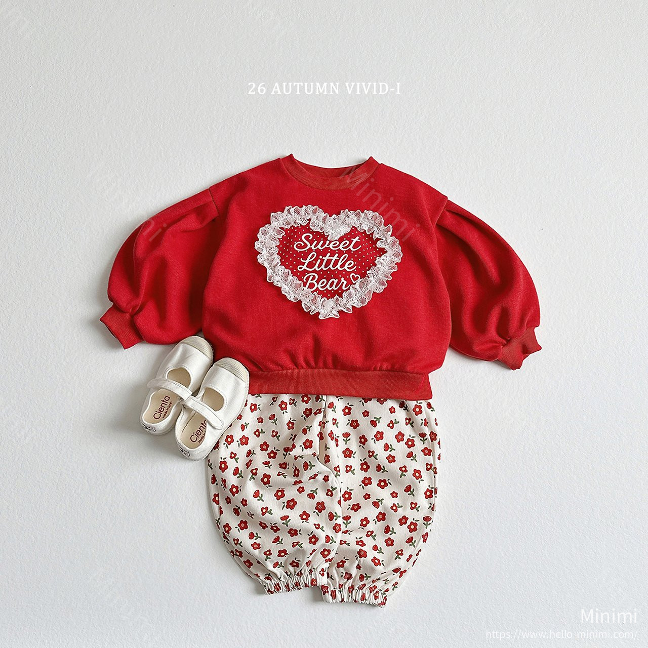 VIVID-I Heart Lace Puff Sweatshirt 細節圖 8