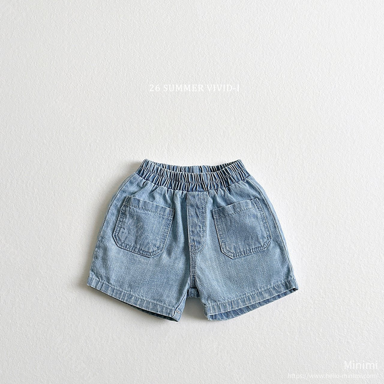 VIVID-I Slub Pocket Denim Shorts 細節圖 2