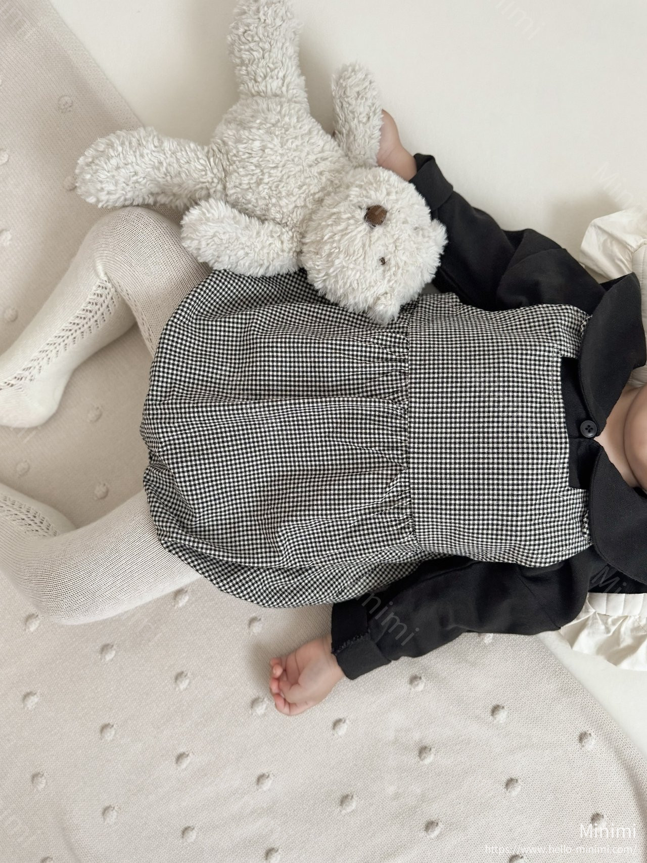 mimi-market Check Suspender Suit 細節圖 9
