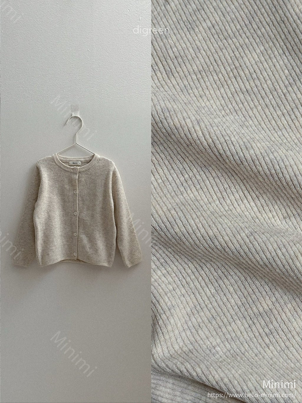 digreen Olive Cardigan 細節圖 4