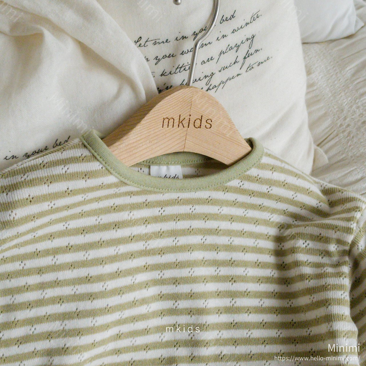 mkids Bonbon Stripe Tee 細節圖 5