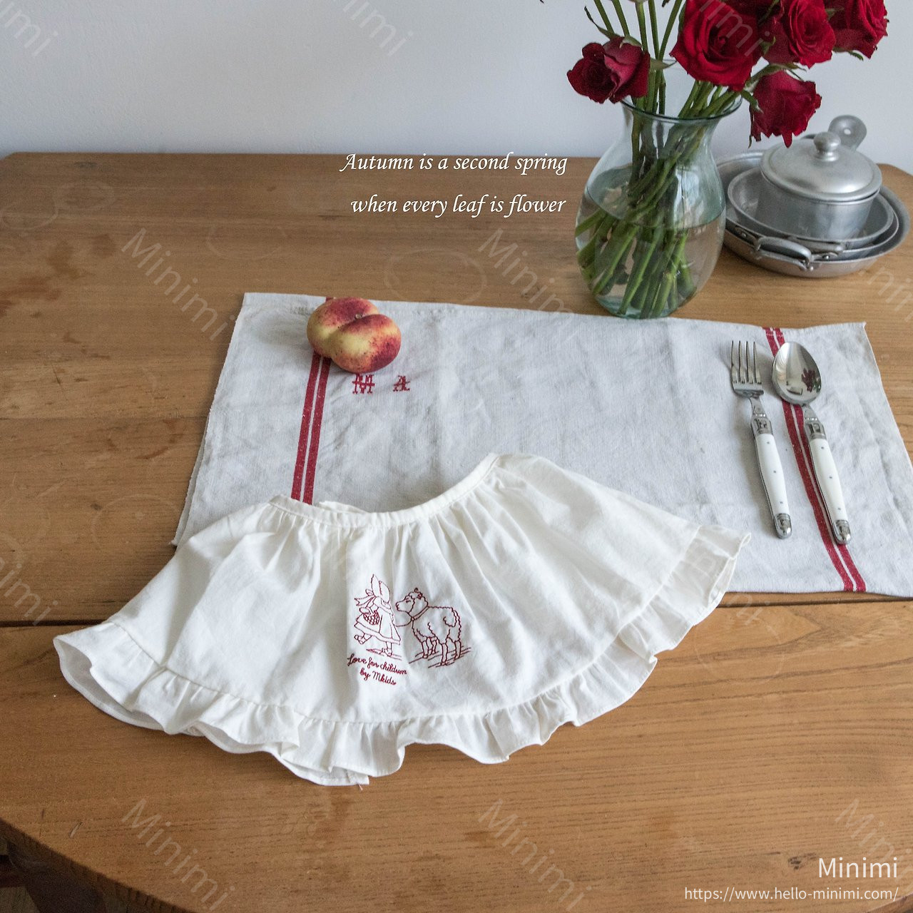 mkids Bonnie Apron - 韓國童裝代購主圖