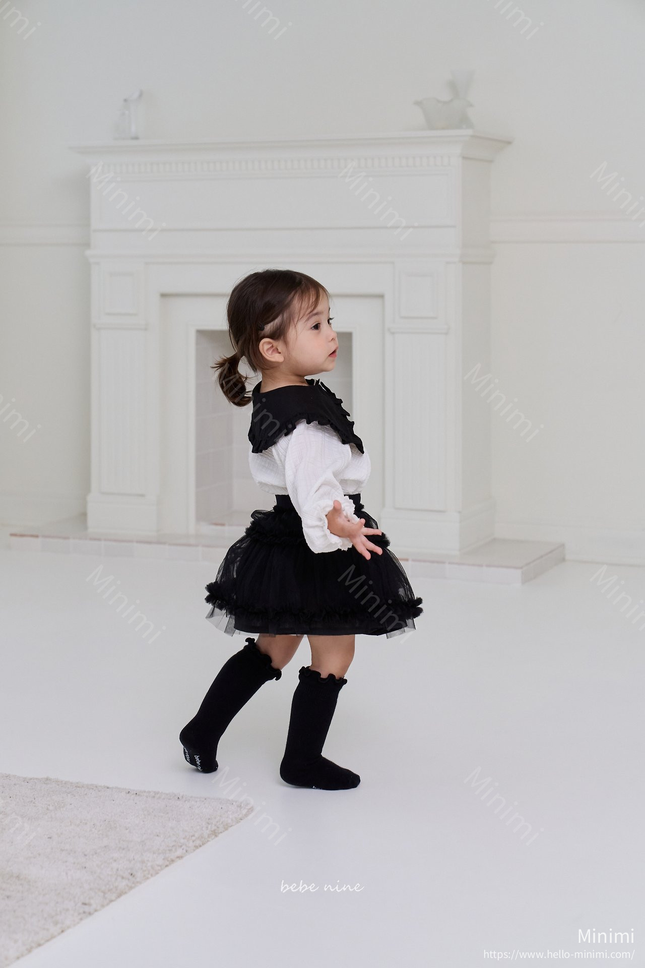 bebe nine Nine Frill Knee Socks Set 細節圖 14