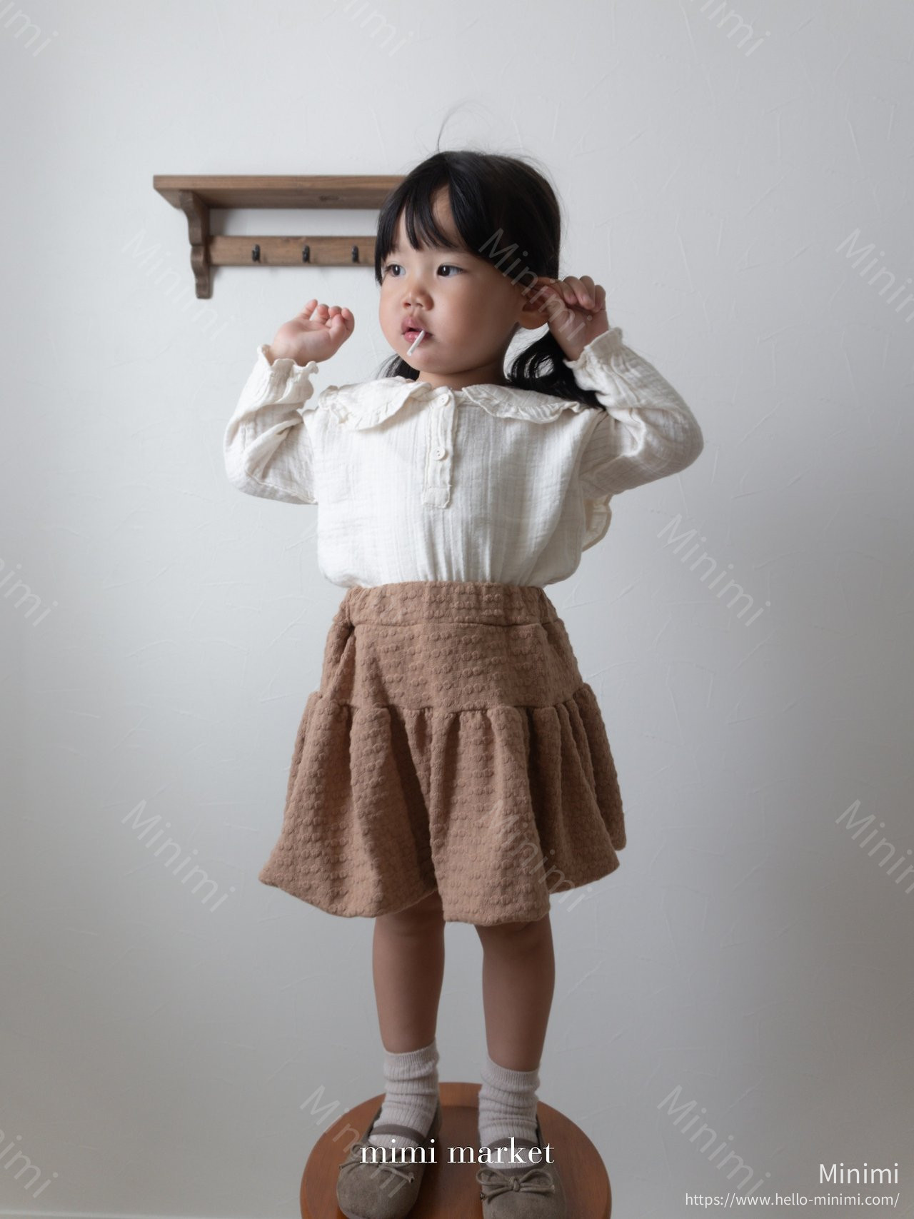 mimi-market Knit Balloon Skirt 細節圖 7
