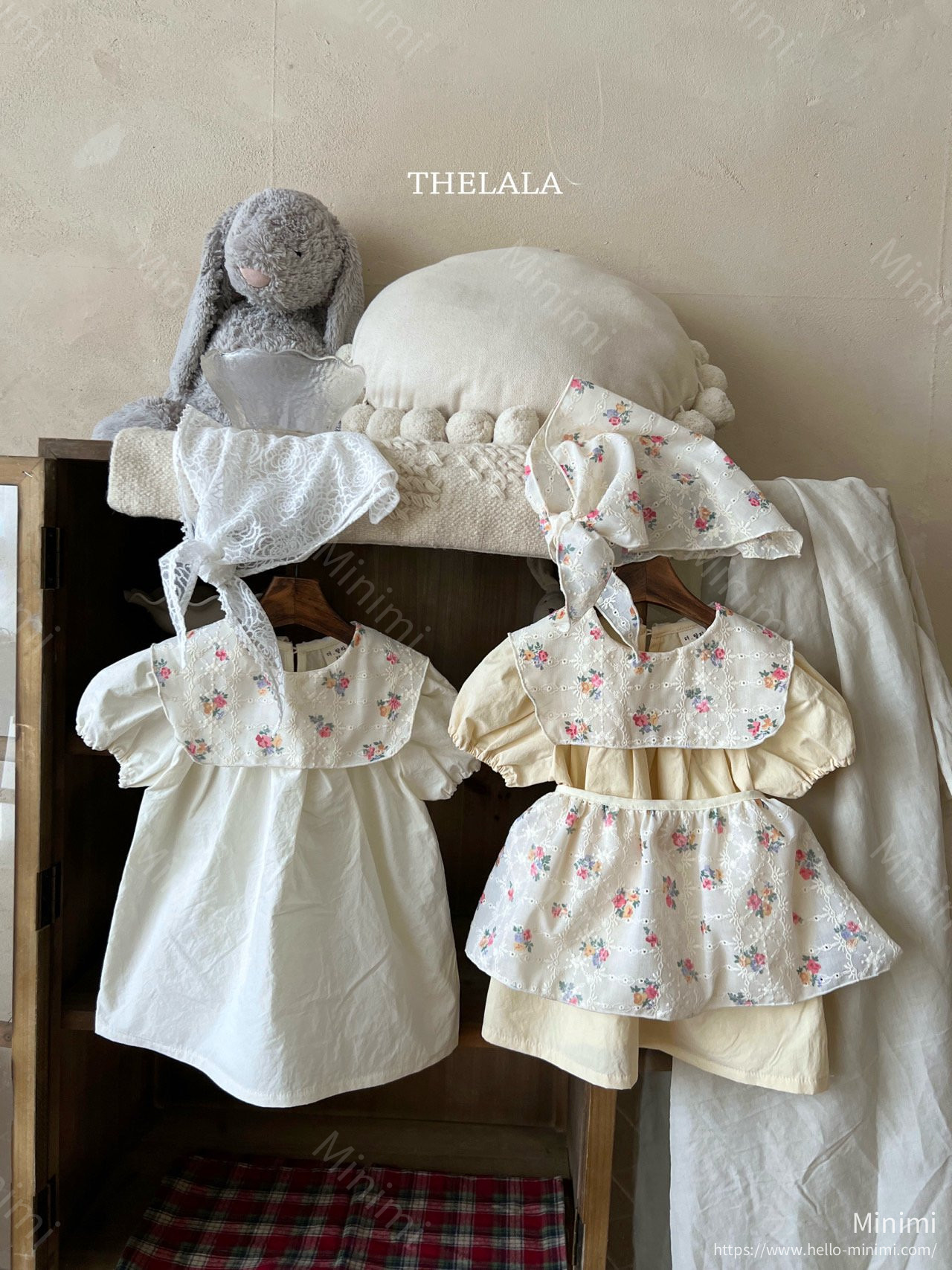 Soy Milk Collar Dress