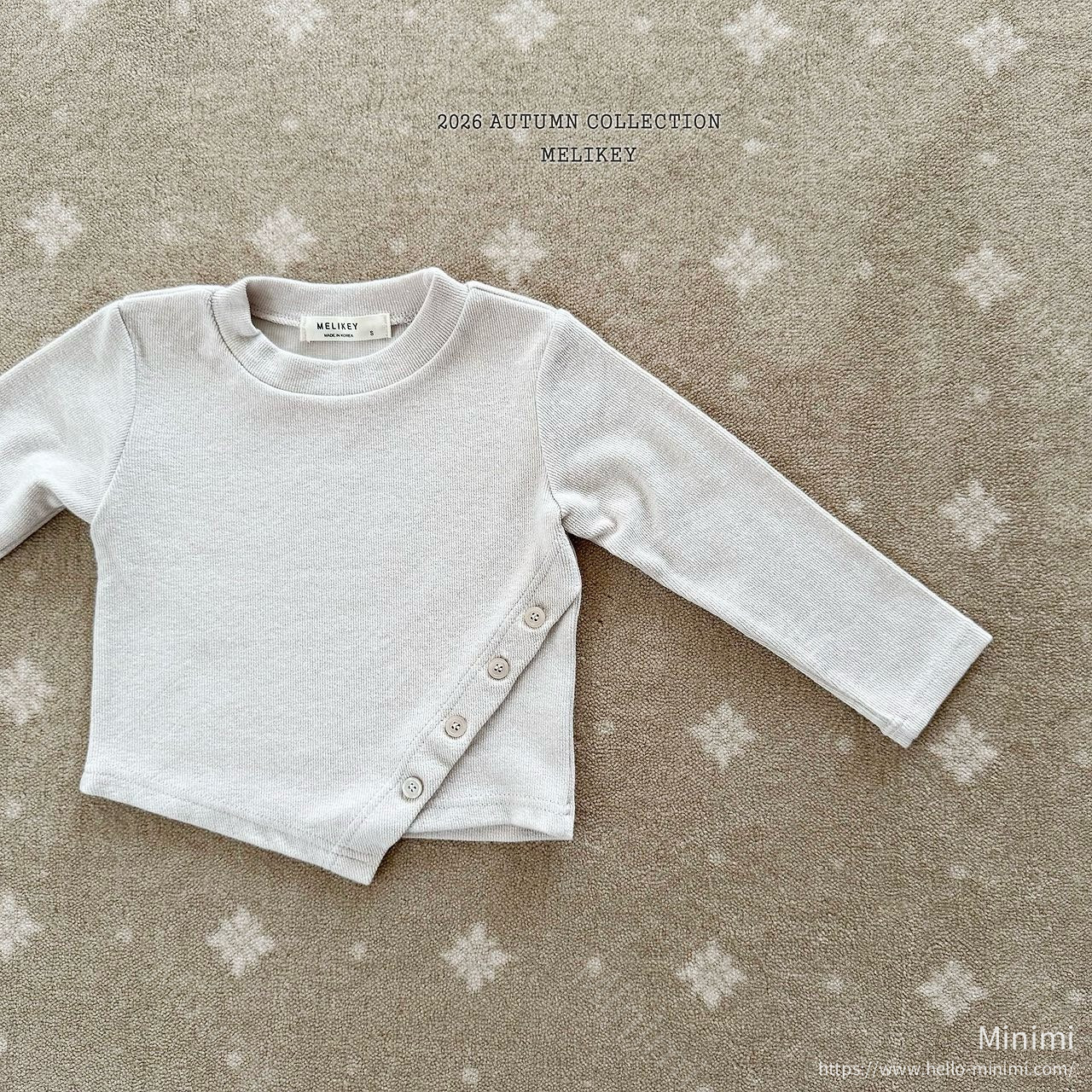 Melikey Diagonal Button T-shirt 細節圖 2