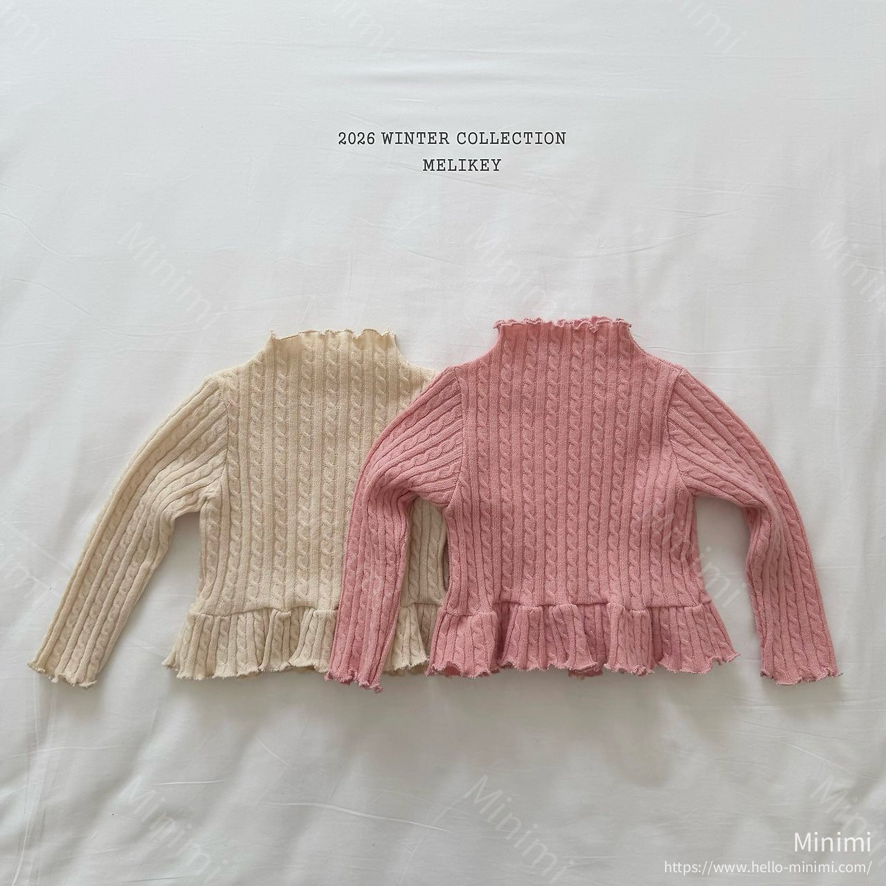 Melikey Cable Knit Frill Tee 細節圖 22