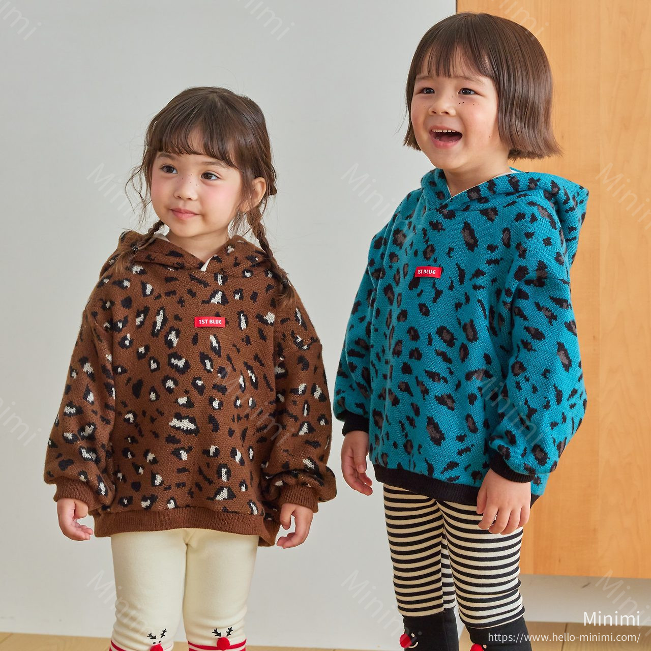 1st BLUE Leopard Cone Hoodie 細節圖 4
