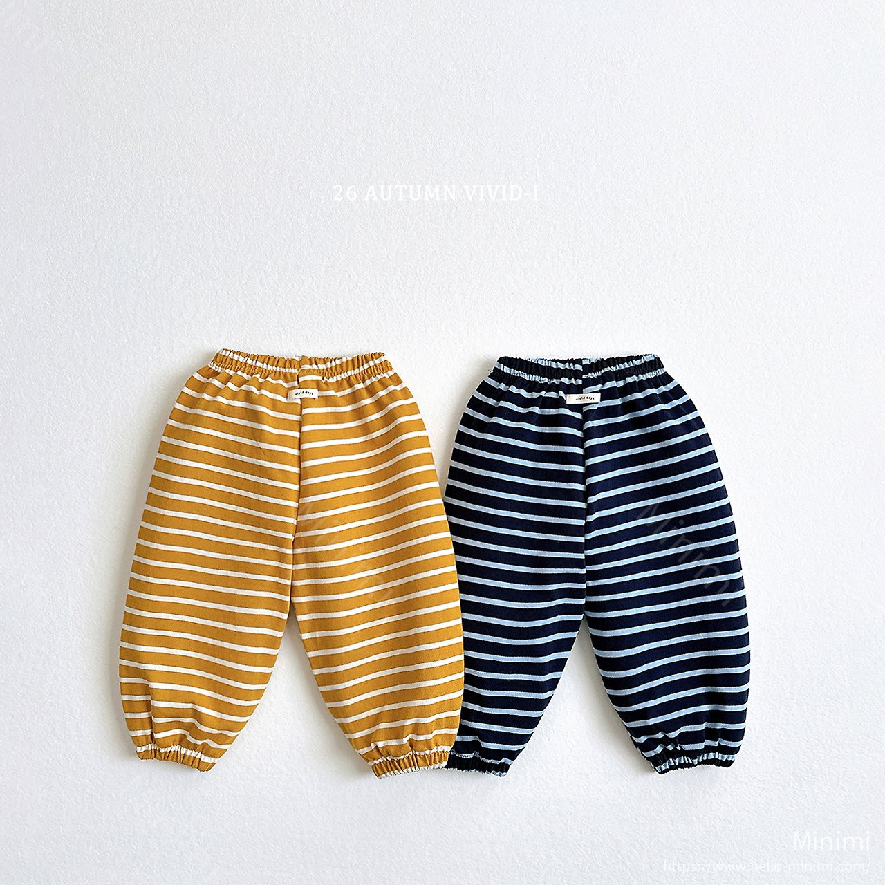 VIVID-I Stripe Pants - 韓國童裝代購主圖