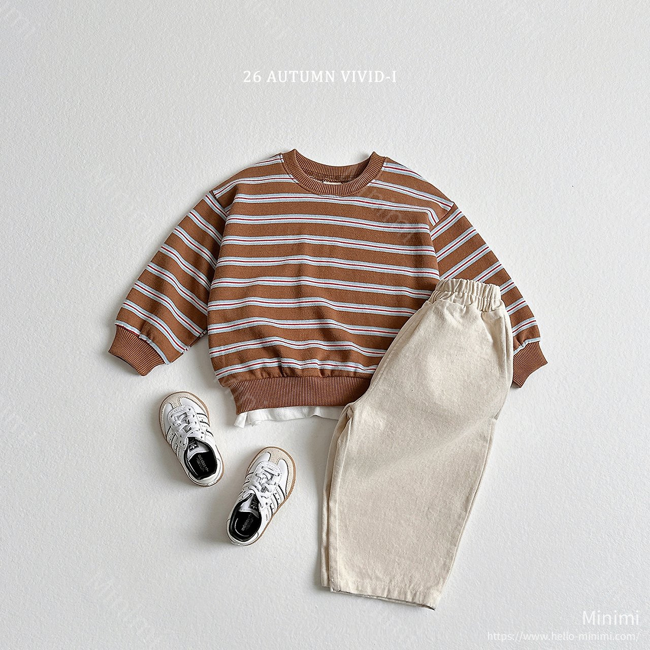 VIVID-I Multi Color Block Stripe Sweatshirt 細節圖 3