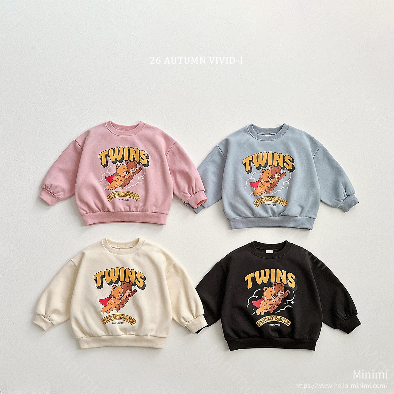 VIVID-I Super Bear Sweatshirt - 韓國童裝代購主圖