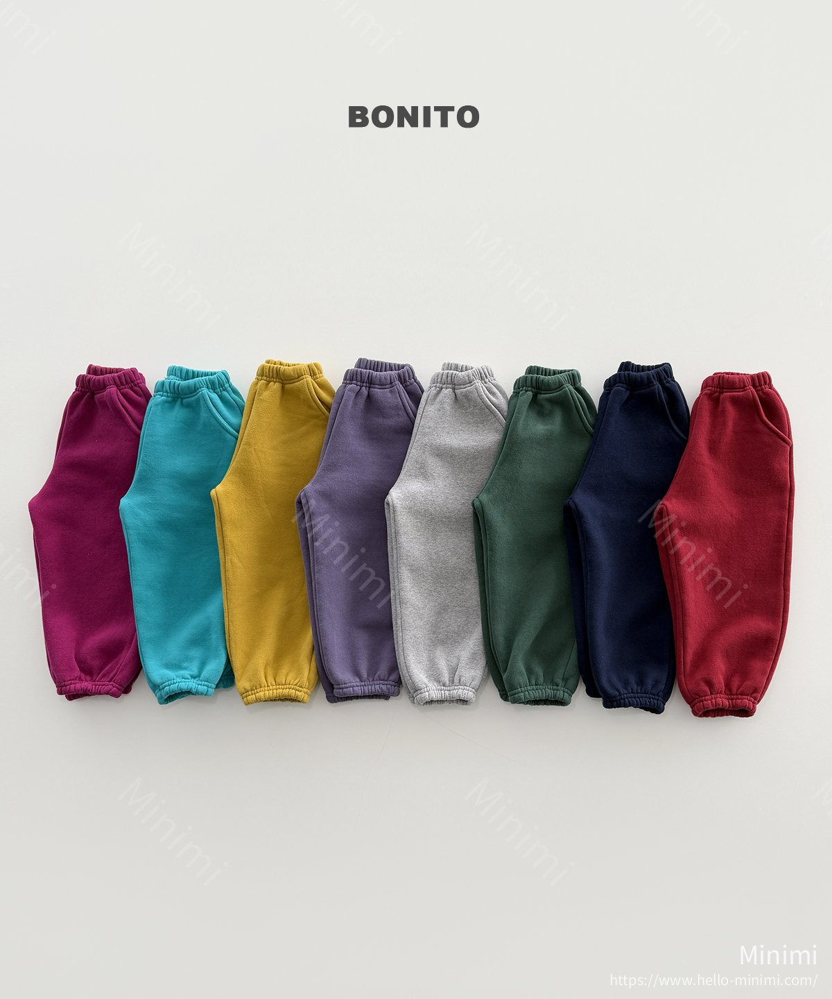 BONITO Brushed Jogger Pants 韓國童裝現貨