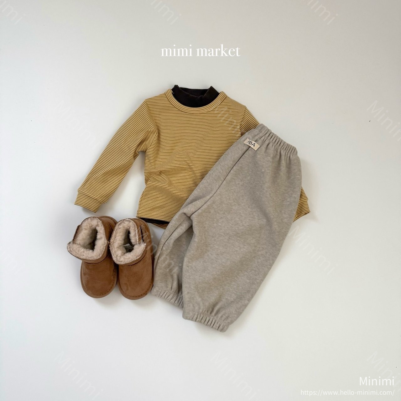 mimi-market Mink Terry Pants 細節圖 5