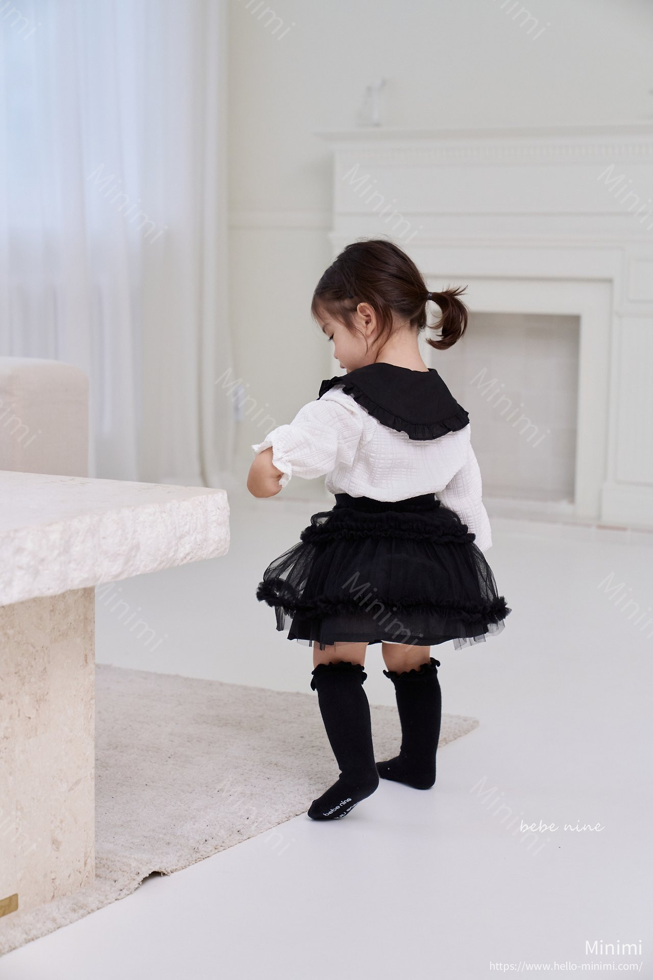 bebe nine Nine Frill Knee Socks Set 細節圖 11