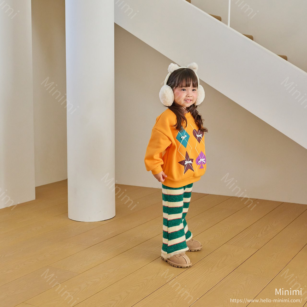 1st BLUE Argyle Sweatshirt 細節圖 7