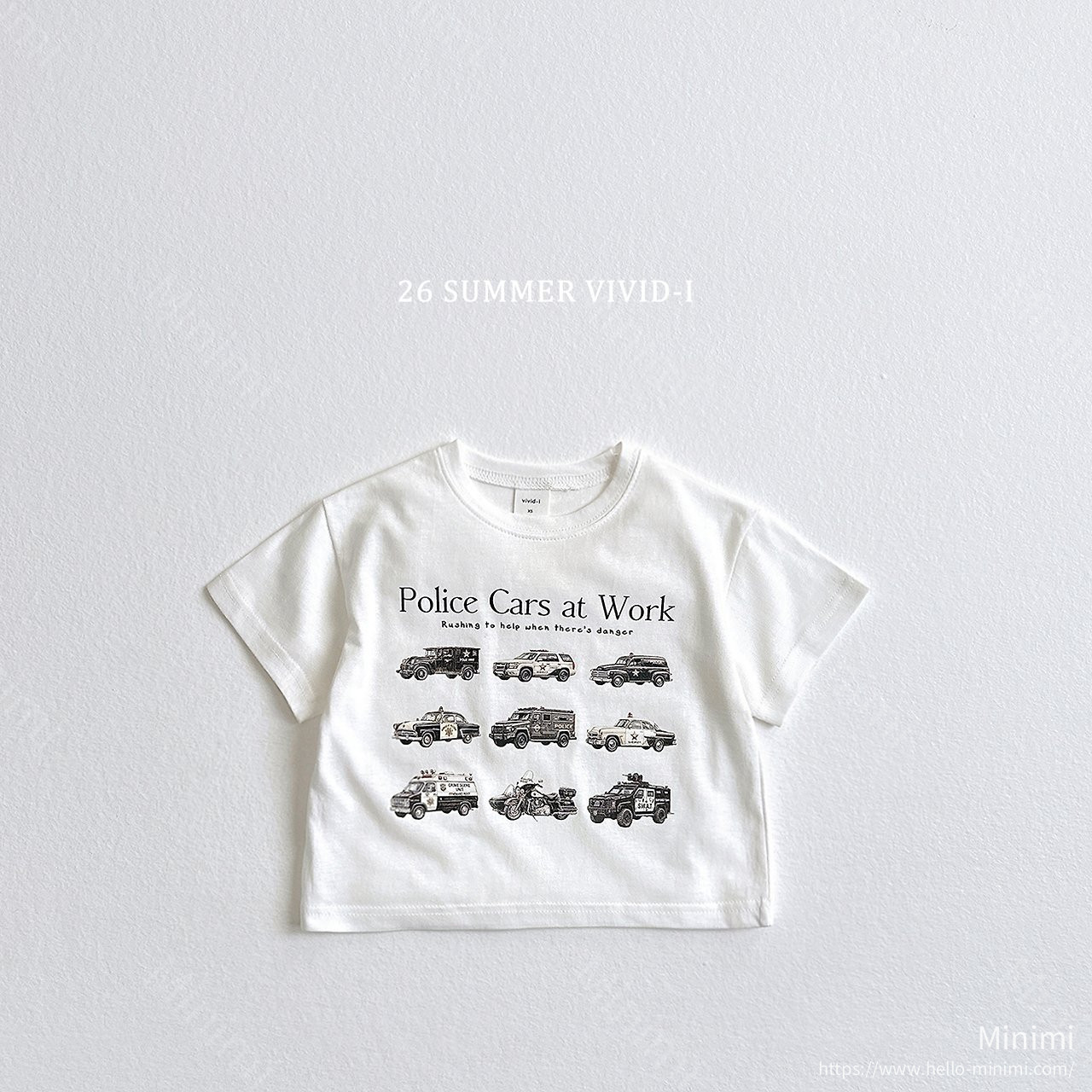 VIVID-I Mini Car T-Shirt 細節圖 1