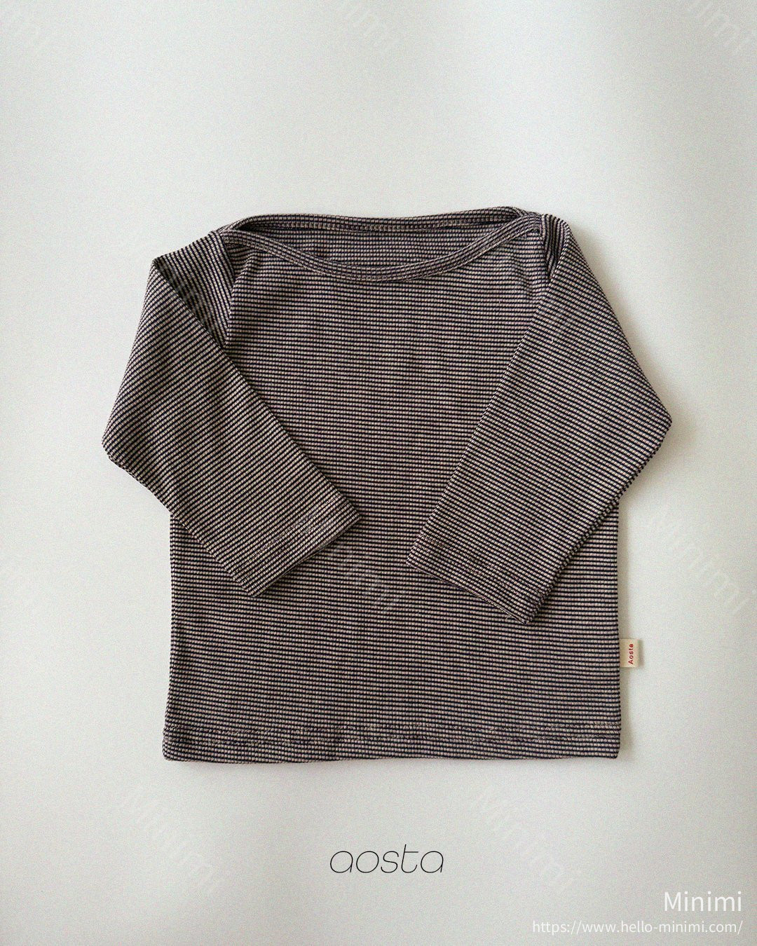 Aosta atelier Boat Neck T 細節圖 40