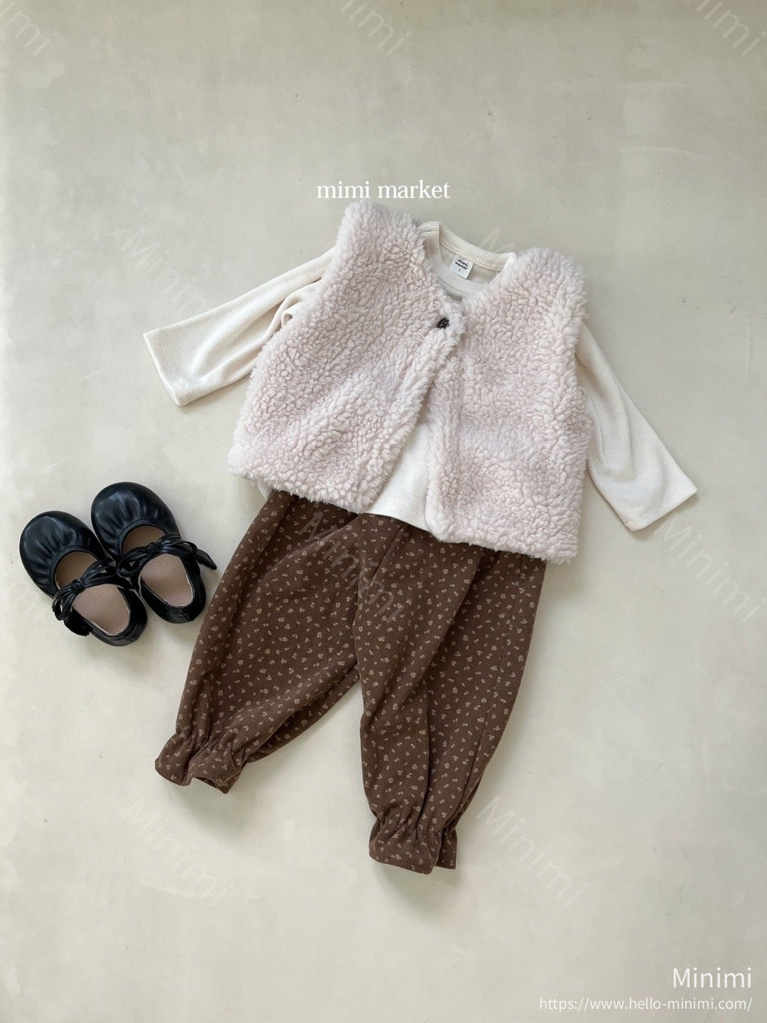 mimi-market Flower Corduroy Pants 細節圖 3