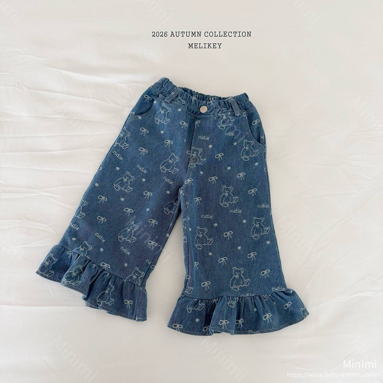 Melikey Bear Frill Jeans 細節圖 1