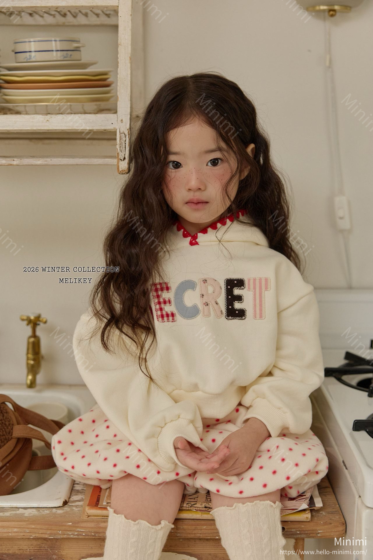 Melikey Secret Patch Hoodie 韓國童裝現貨