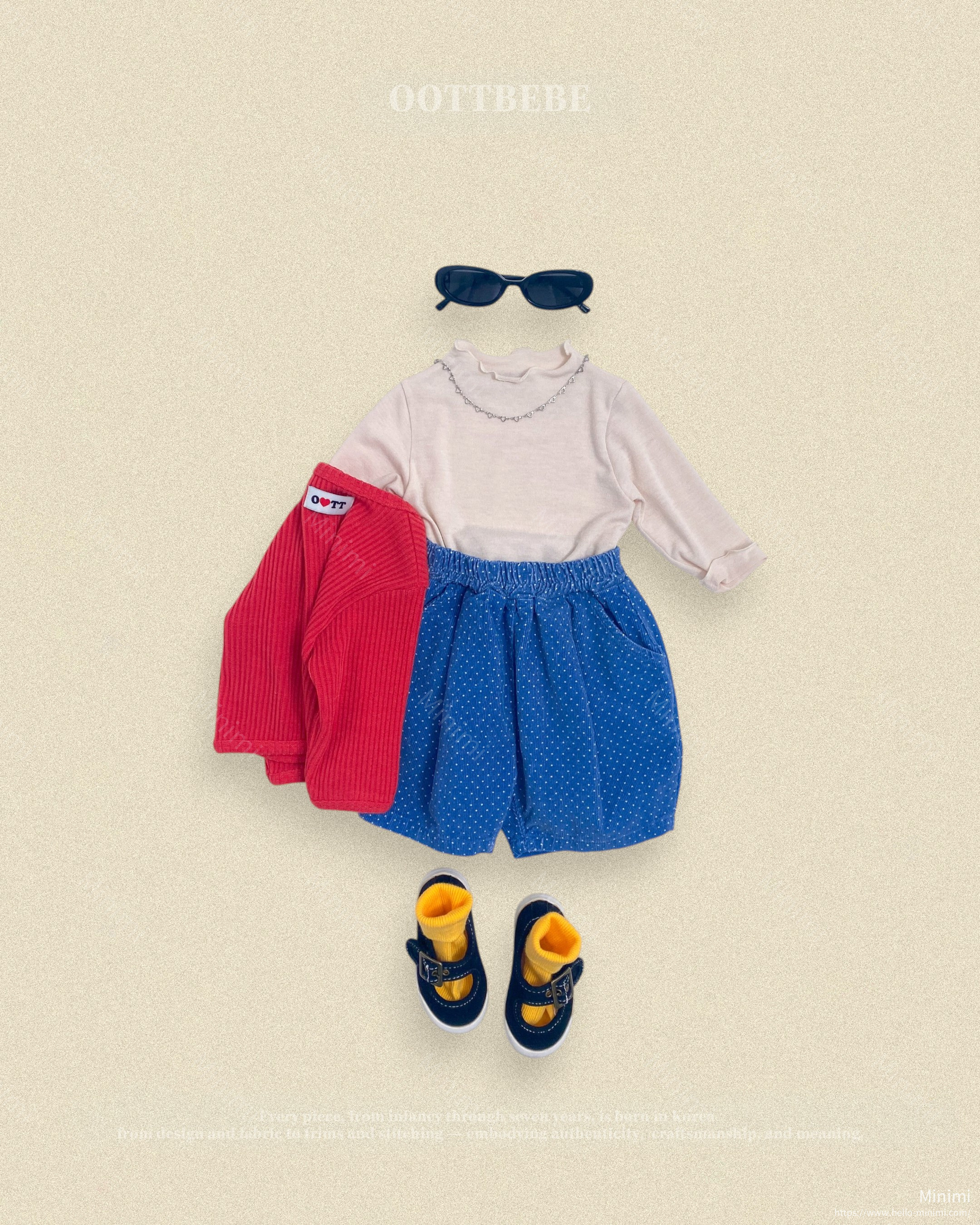 oott bebe Petite Dot Pants (Knee-length Bloomers) 細節圖 2