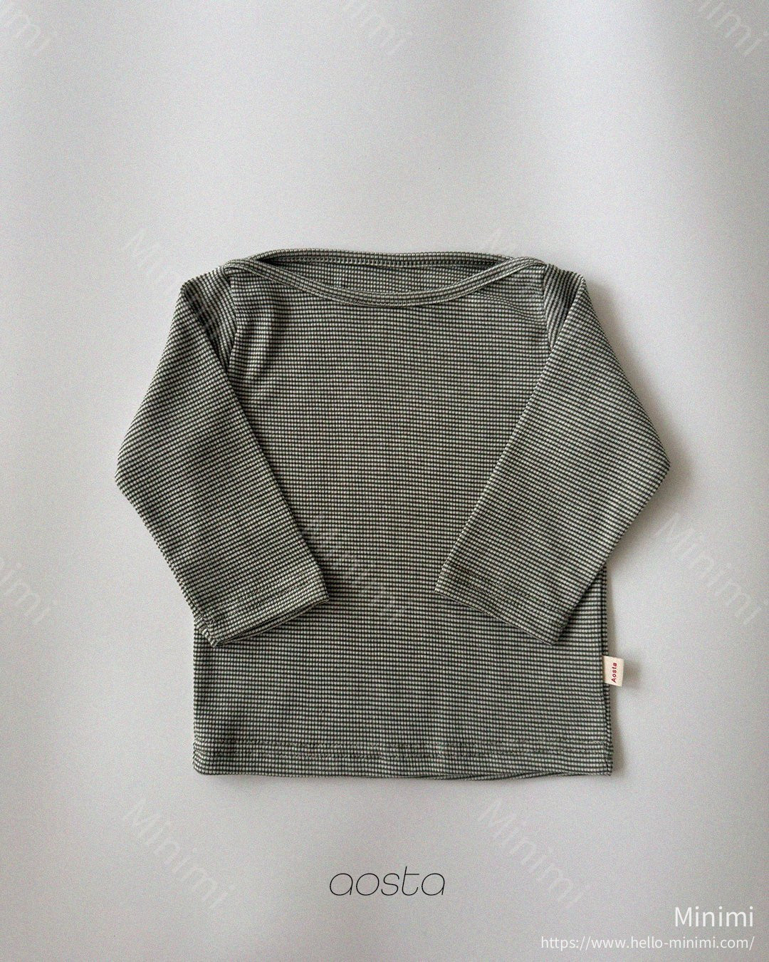 Aosta atelier Boat Neck T 細節圖 4