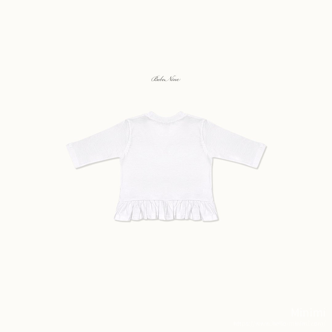 bebe nine Basic Ruffle Tee 細節圖 17