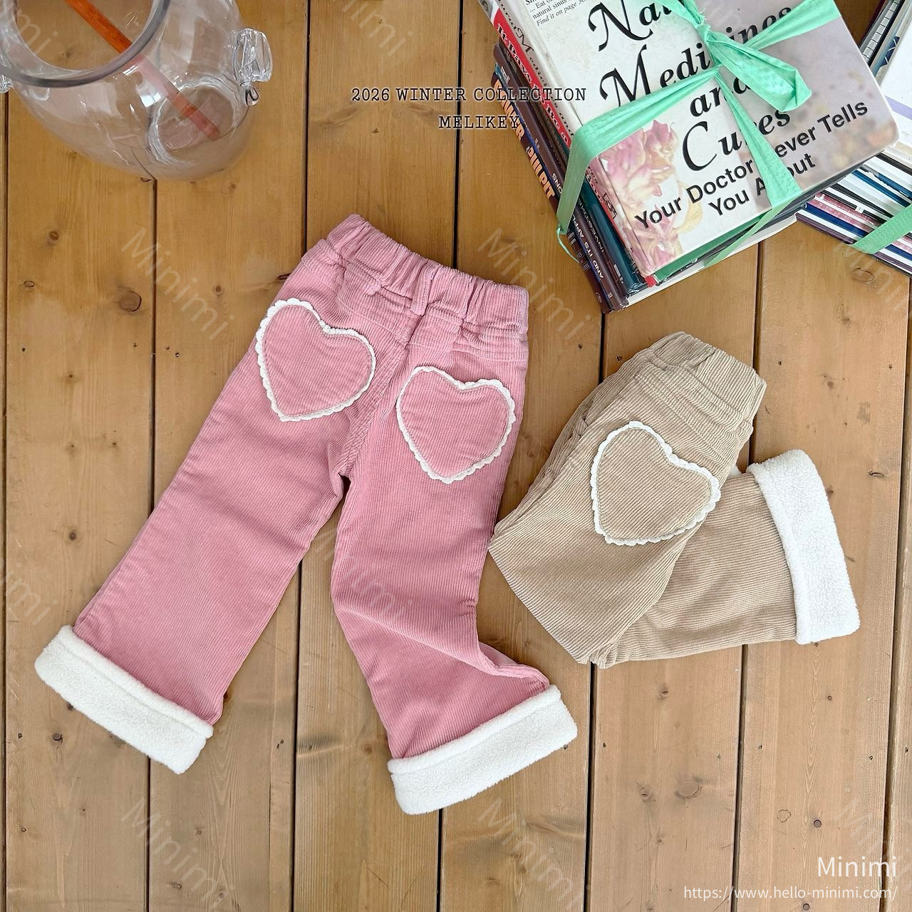 Melikey Corduroy Heart Bootcut 細節圖 30