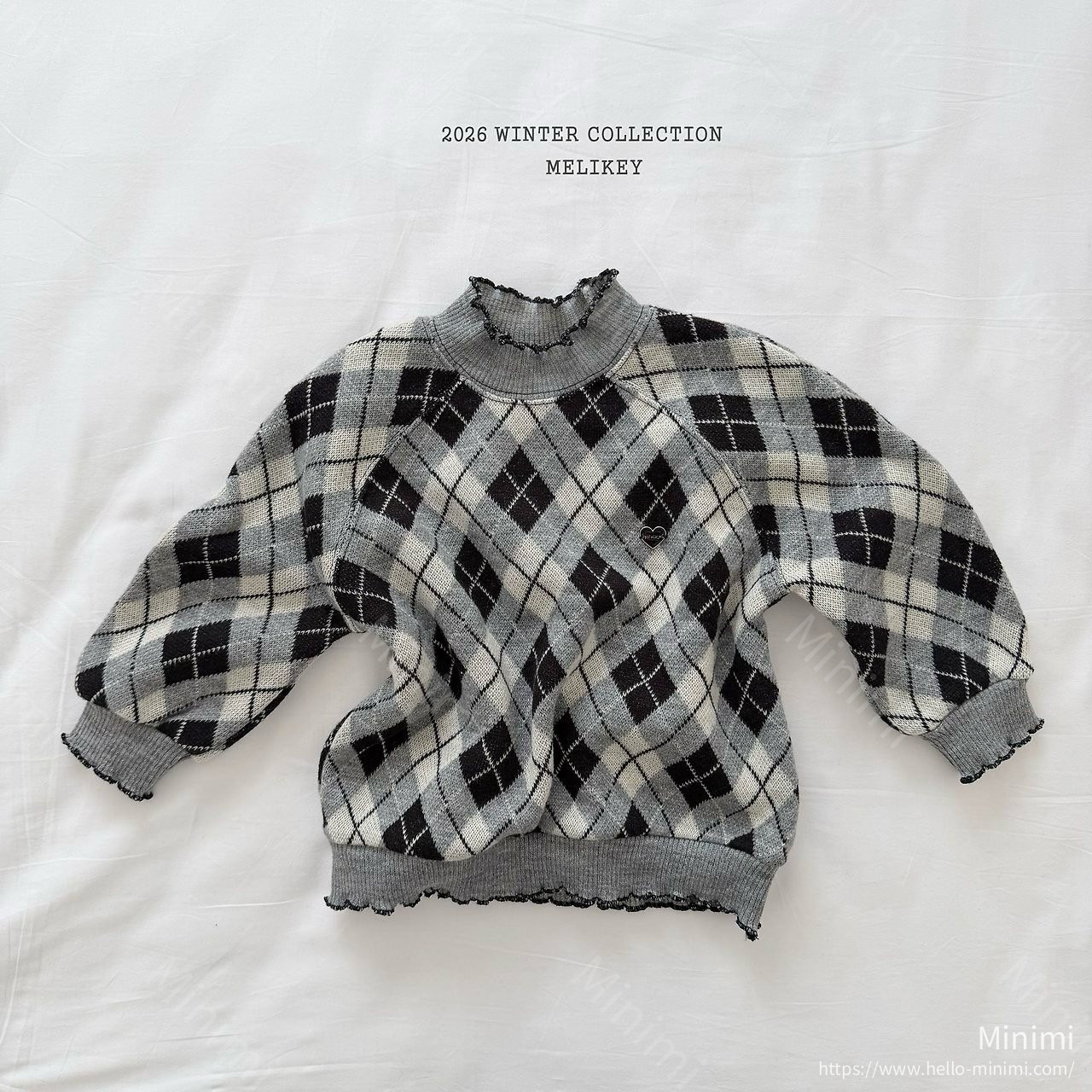Melikey Ash Argyle Sweatshirt 細節圖 25