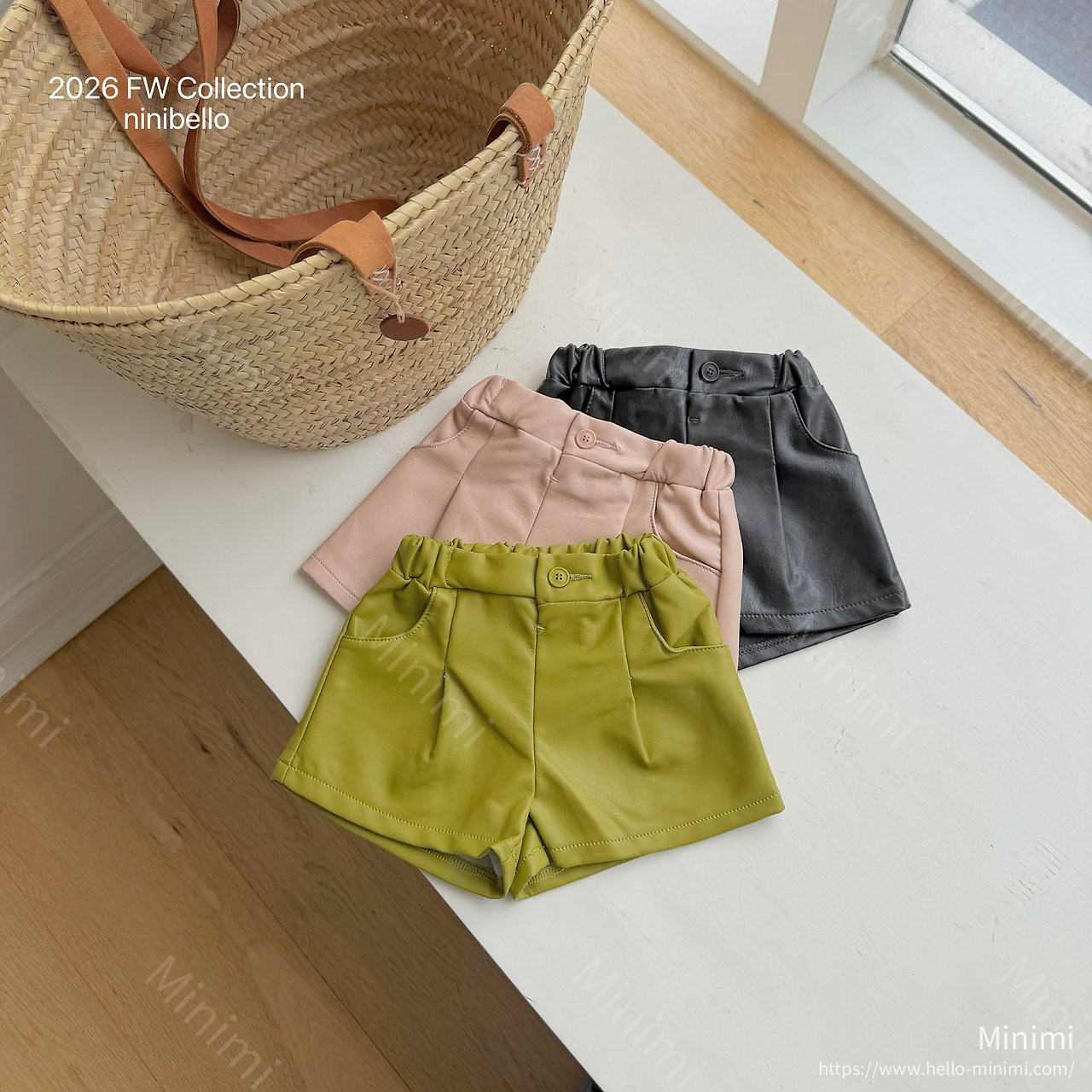 ninibello From Leather Shorts 細節圖 1