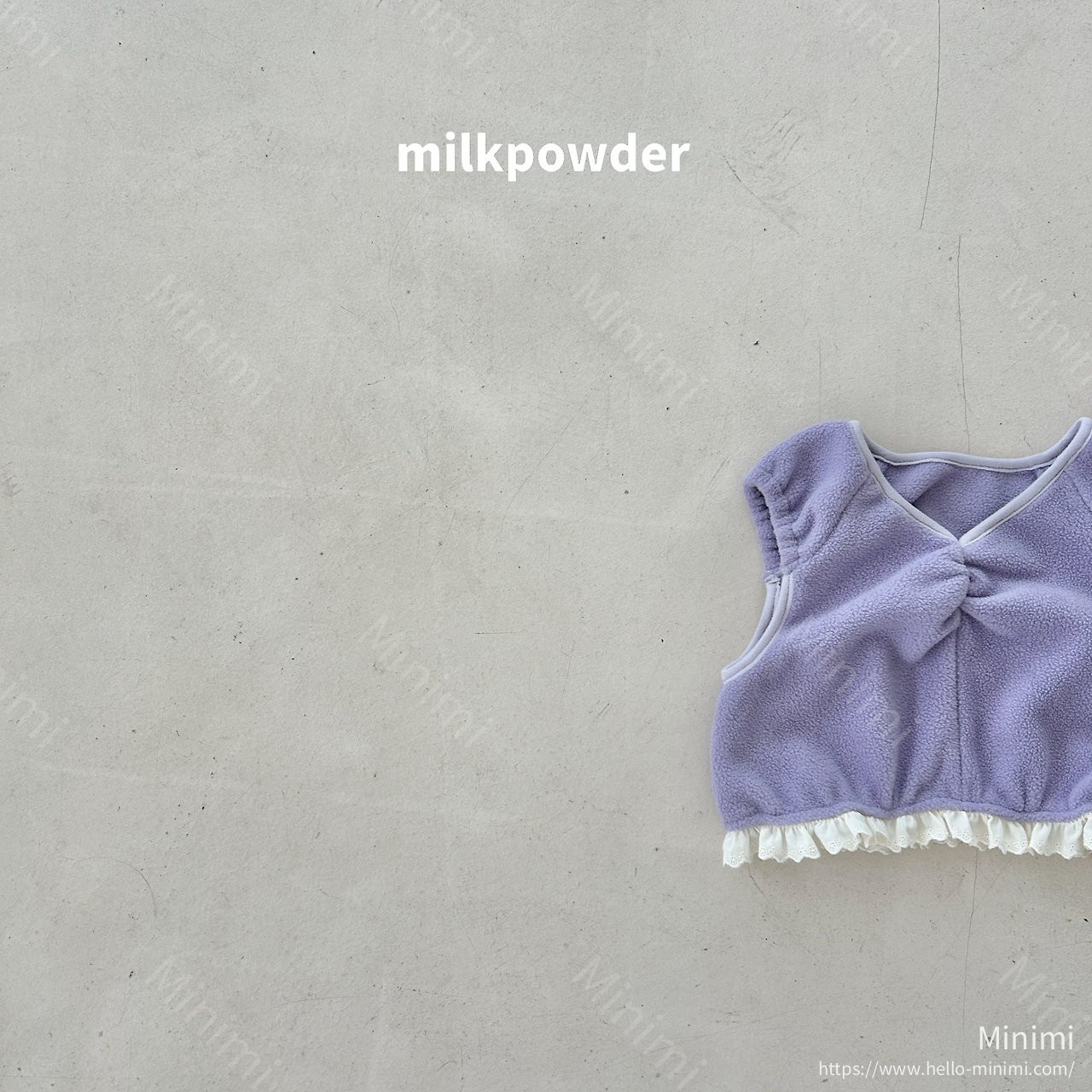 milkpowder Soft Fleece Vest 細節圖 13