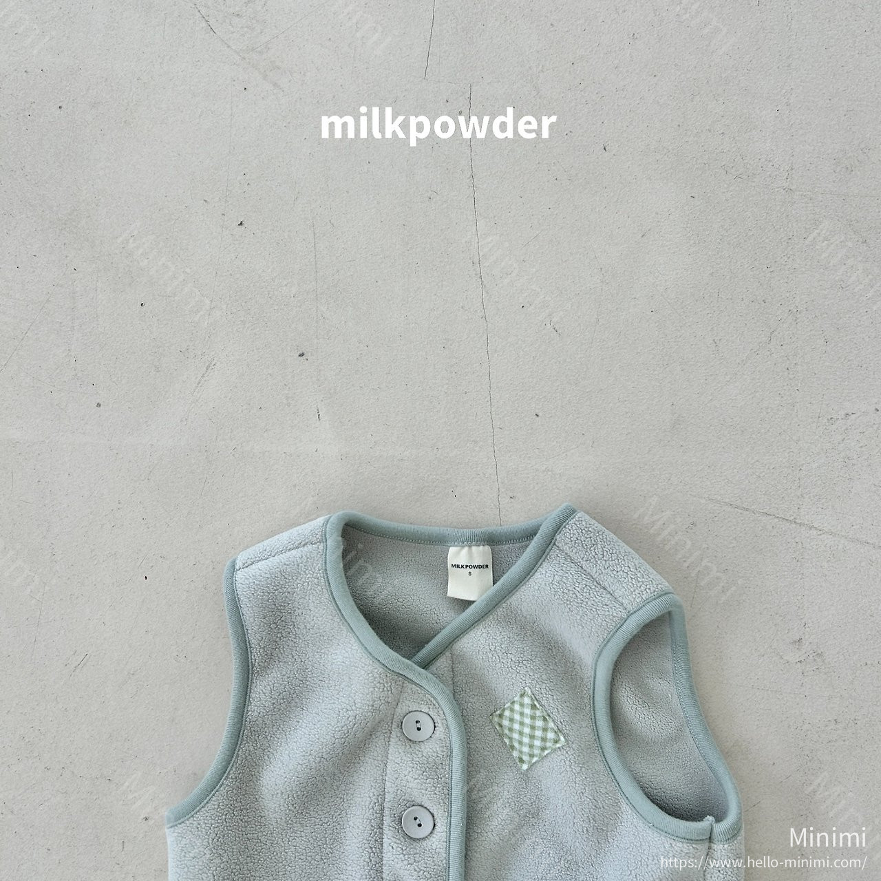 milkpowder Fogny Fleece Vest 細節圖 14
