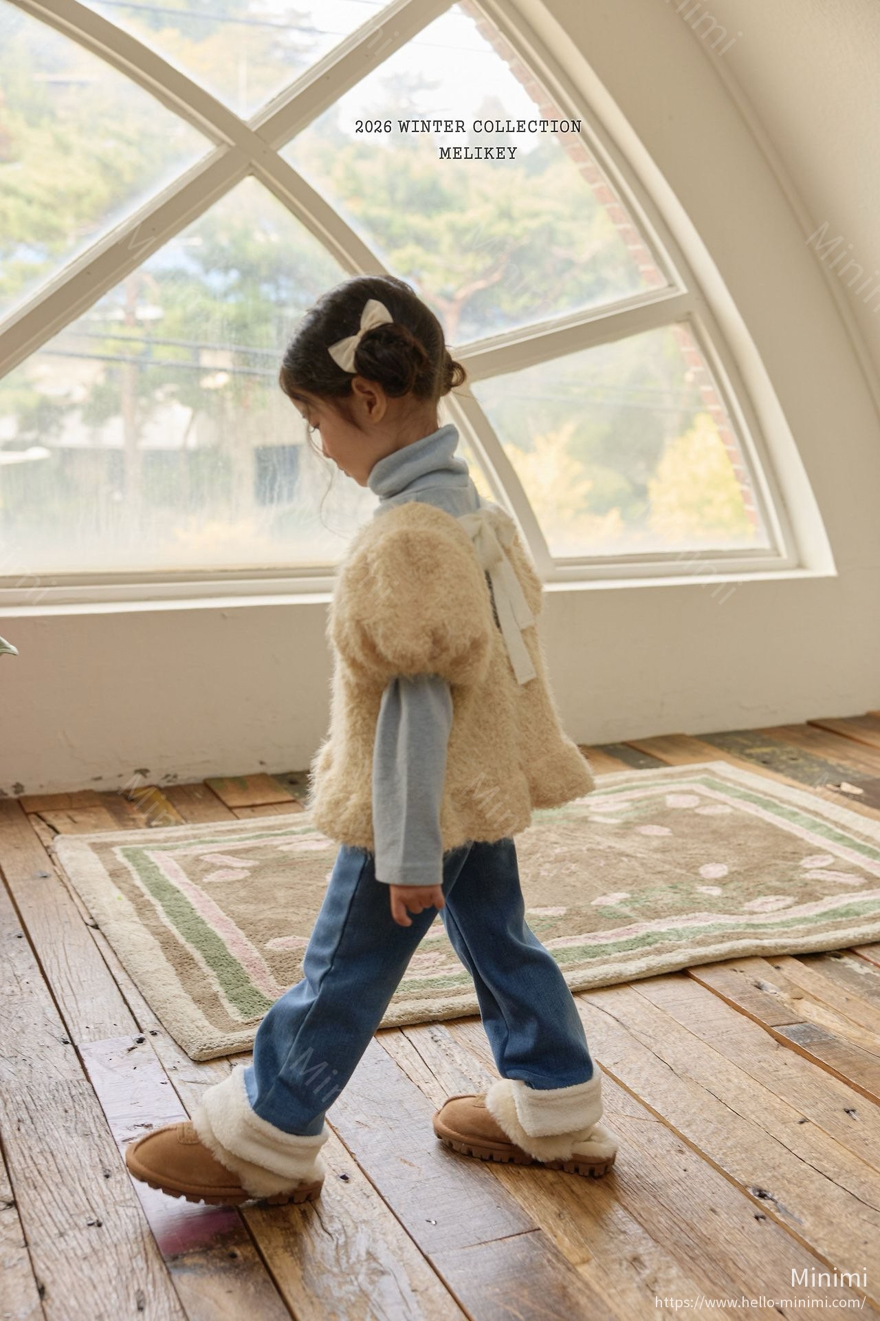 Melikey Wool Denim Heart Bootcut 細節圖 9