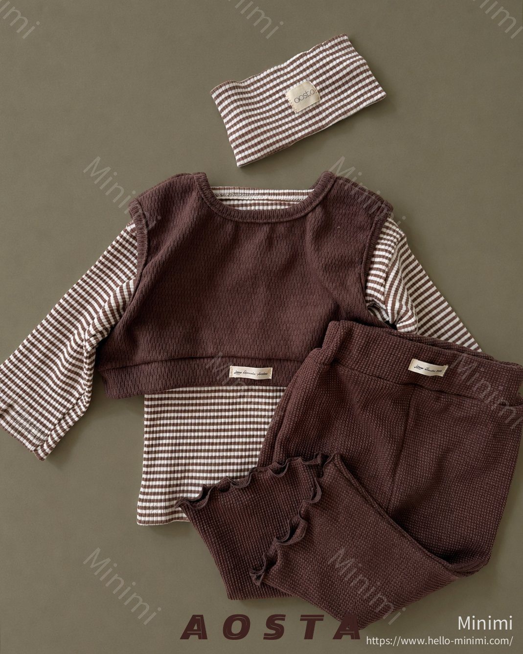 Aosta atelier Jelly Waffle Pants 細節圖 27