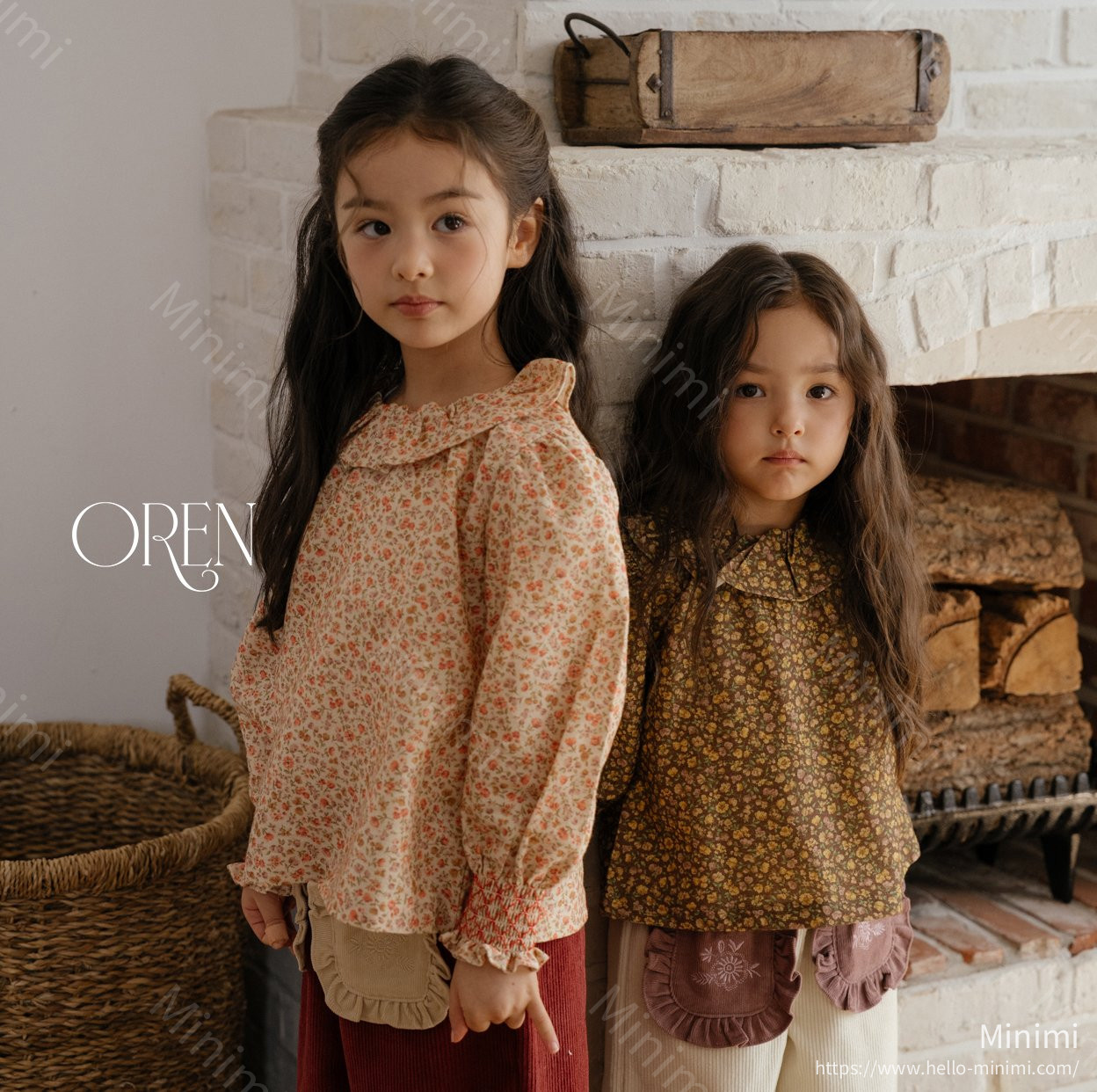Oren Rebekah Frill Blouse - 韓國童裝代購主圖