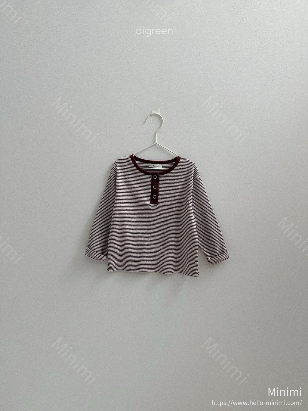 digreen Henley Neck Aletty Tee 細節圖 6