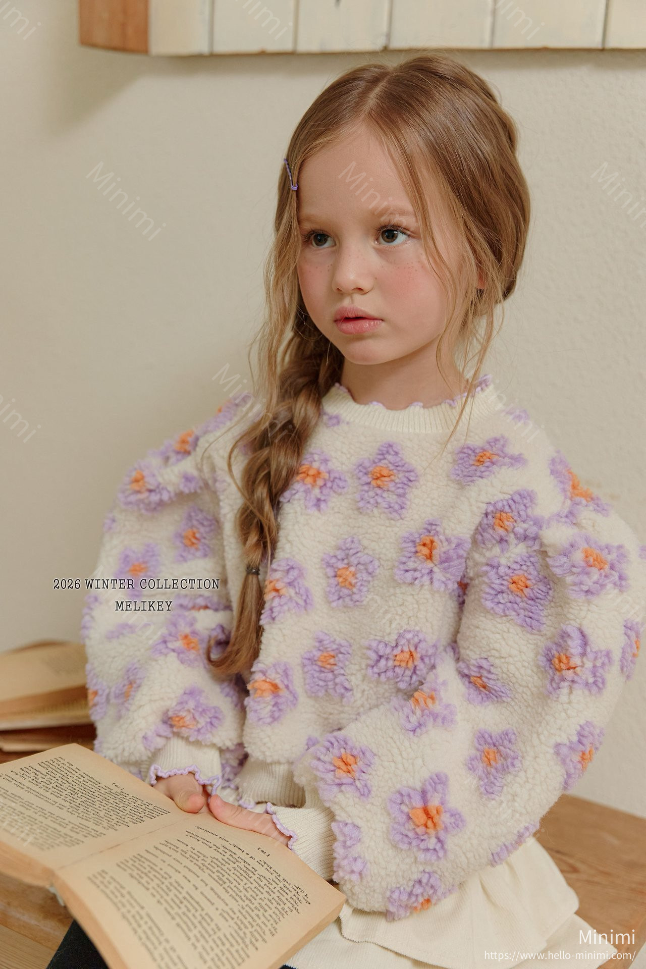 Melikey Flower Fluffy Sweatshirt 細節圖 7
