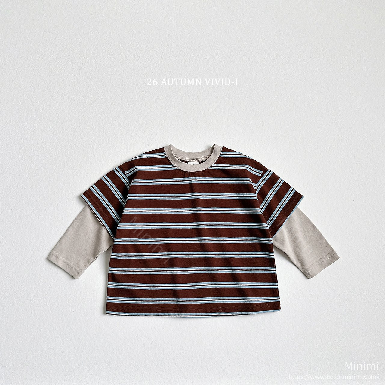 VIVID-I Multi Stripe Double T-shirt 細節圖 2