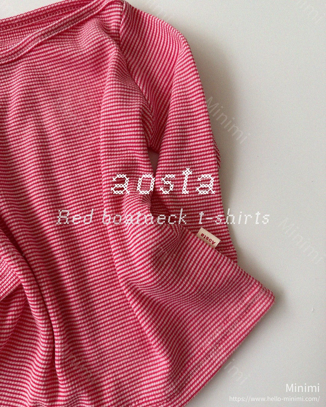 Aosta atelier Boat Neck T 細節圖 20