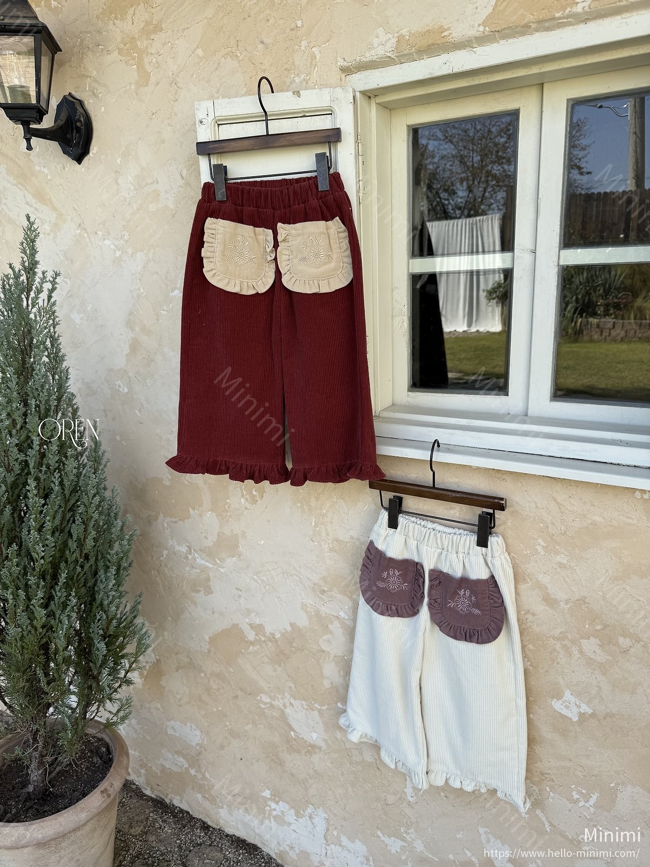 Oren Naomi Frill Corduroy Pants 細節圖 1