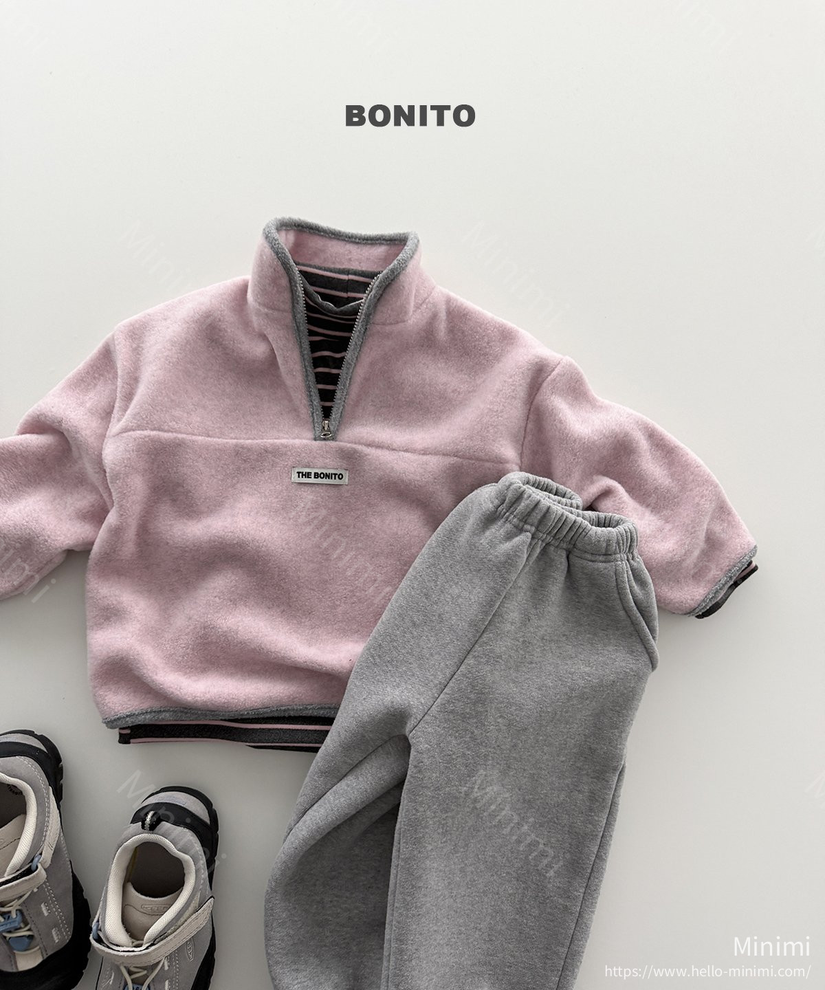 BONITO Cotton Candy Colorblock Half-Zip 細節圖 14