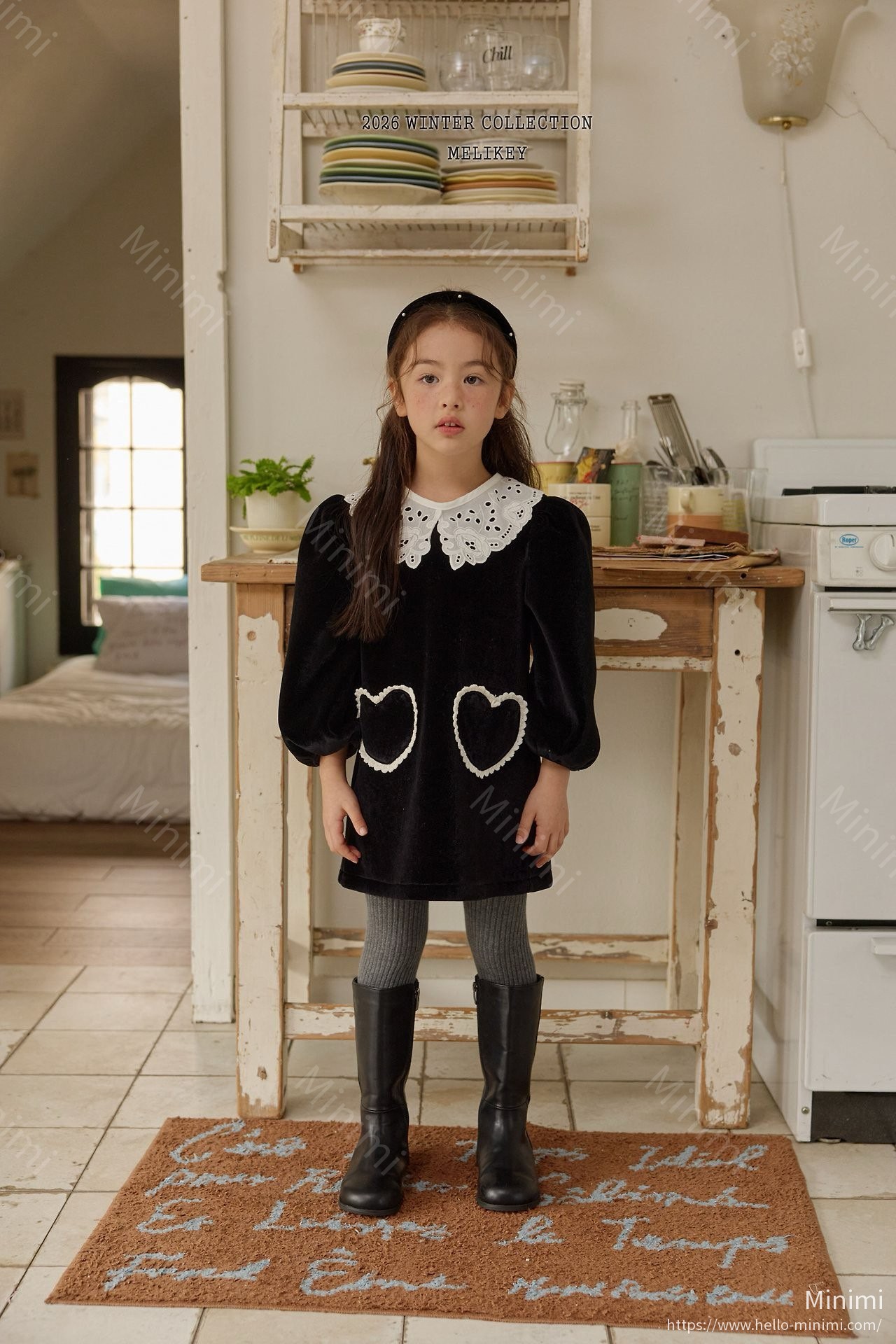 Melikey Two Heart Dress 細節圖 1