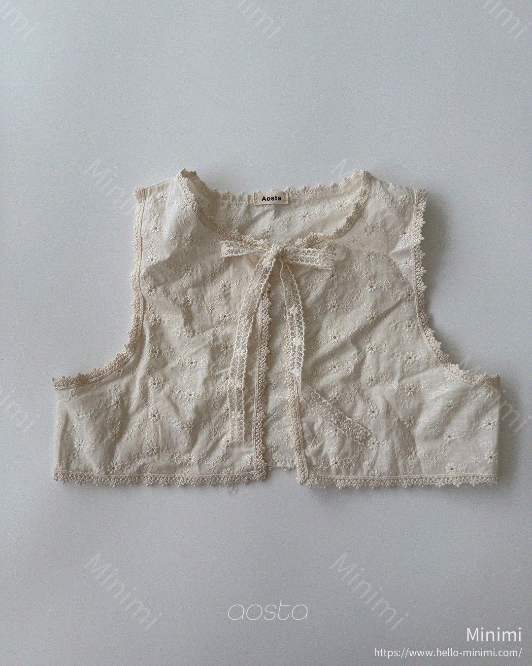 Lace Open Vest
