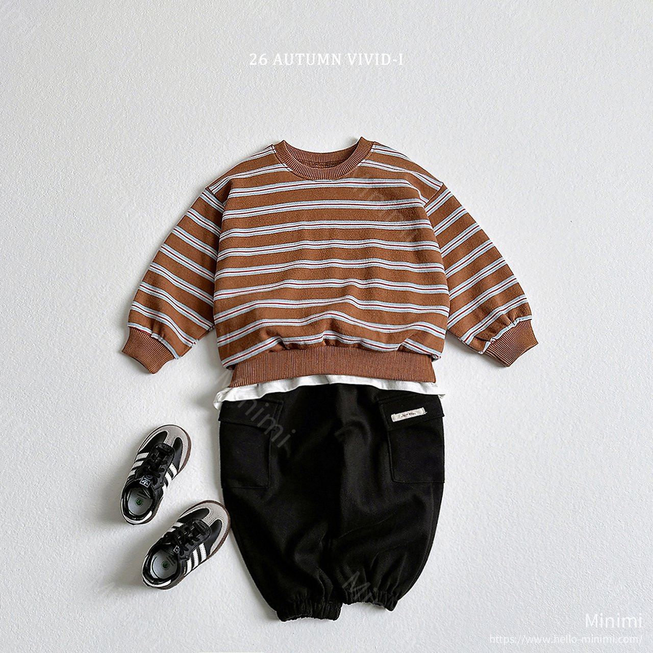 VIVID-I Multi Color Block Stripe Sweatshirt 細節圖 4