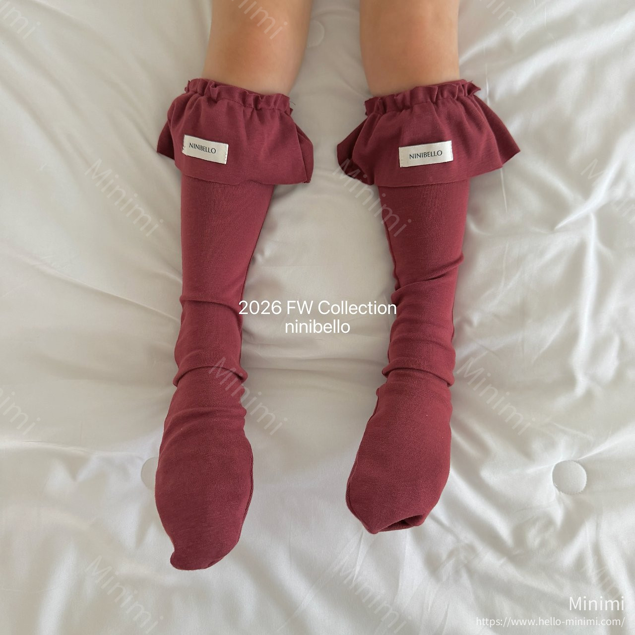 ninibello Pinter Frill Knee Socks 細節圖 22
