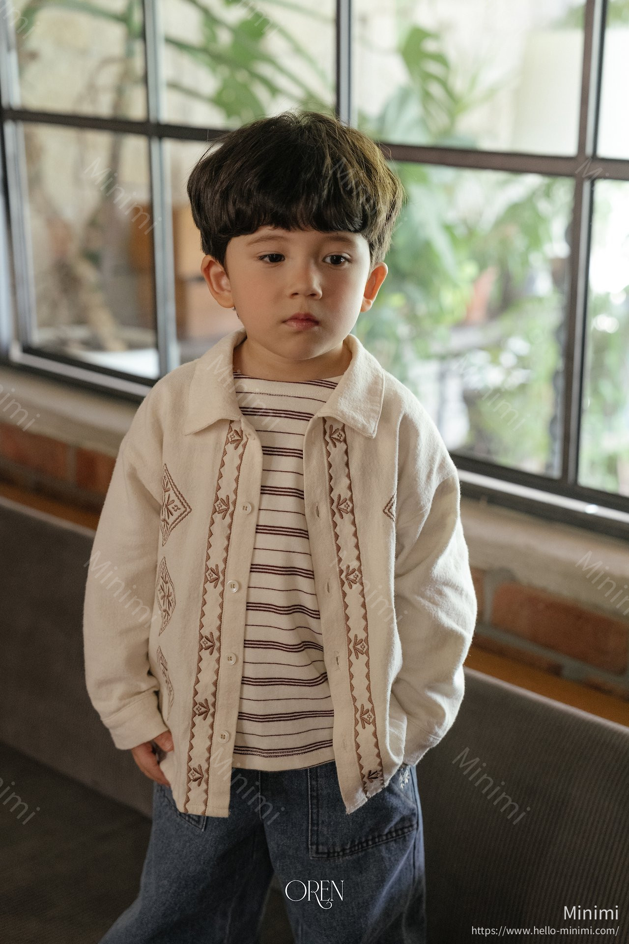 Oren Edwin Embroidered Shirt 細節圖 1