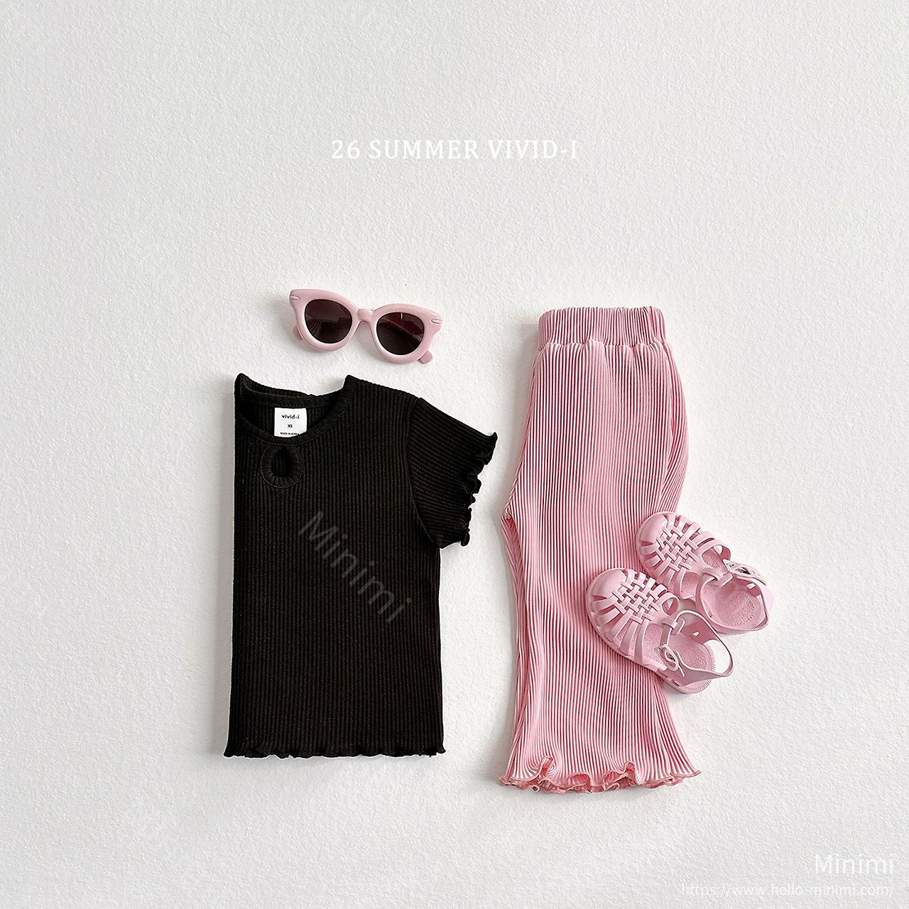 VIVID-I Color Pleats Flared Cropped Pants 細節圖 6