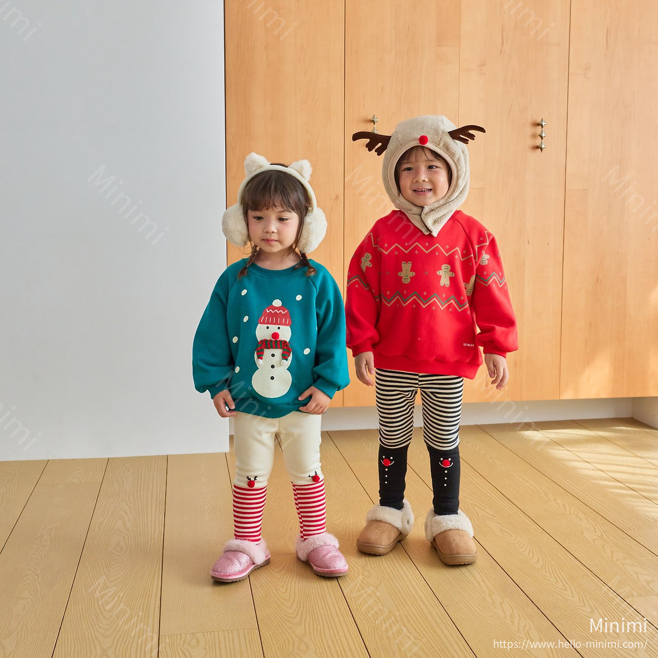 1st BLUE Christmas Snowman Sweatshirt 細節圖 6