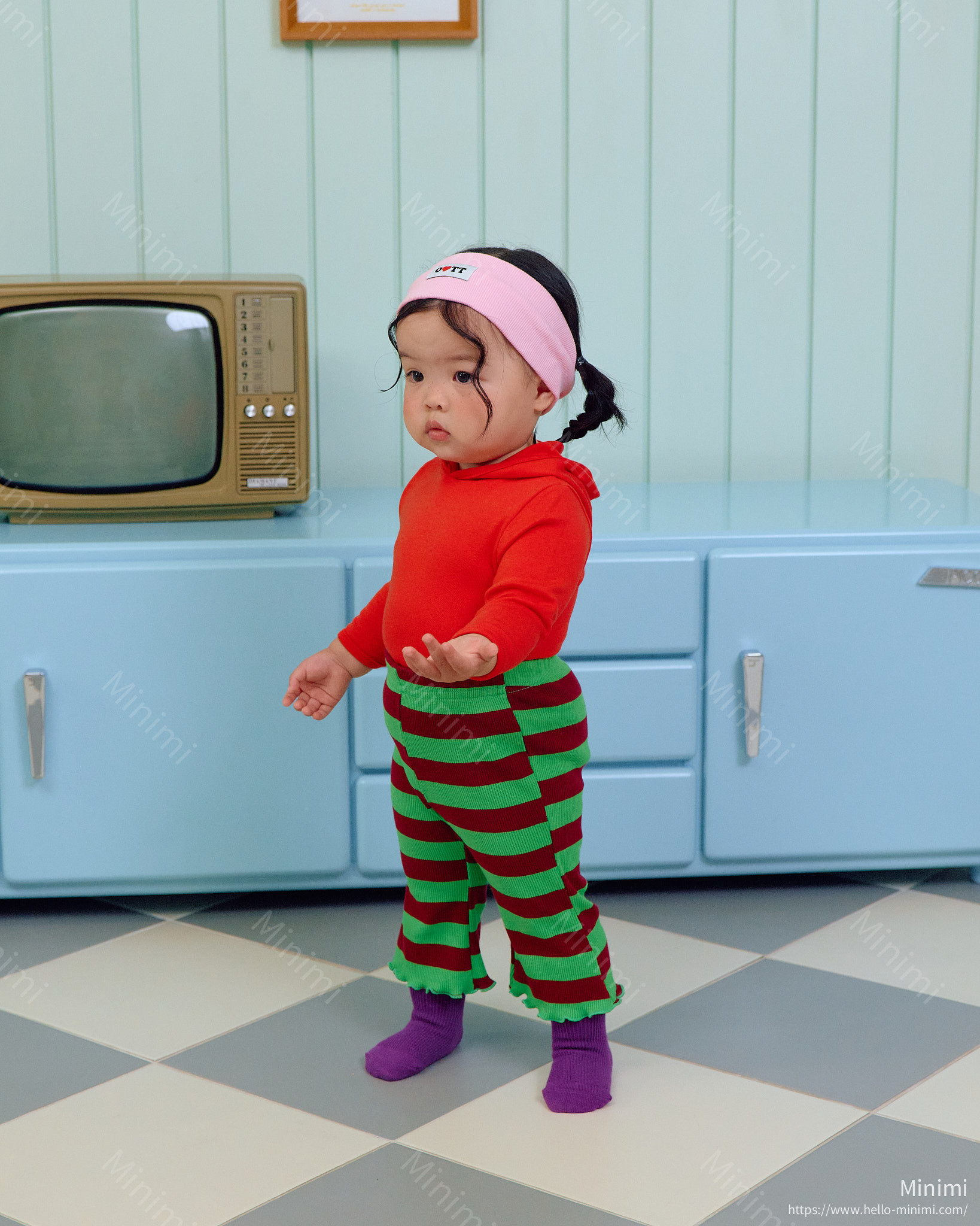 oott bebe Kitsch Pop Ribbed Bootcut Pants 細節圖 30