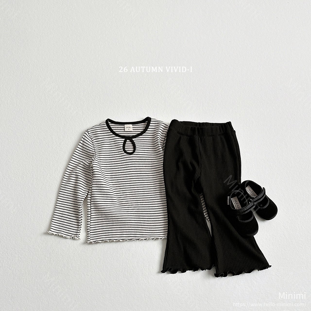 VIVID-I Ribbed Span Ruffle Pants 細節圖 7